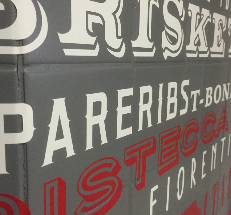 CTS Galerie Folienbeschriftung