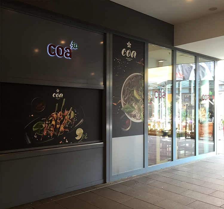 CTS Galerie Folienbeschriftung