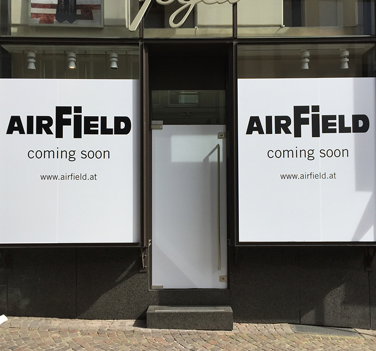 CTS Galerie Folienbeschriftung